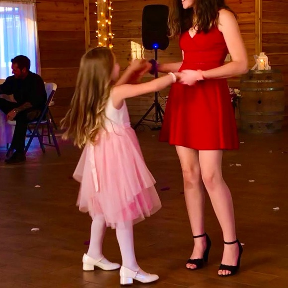 Red Mini Dress - Picture 2 of 6